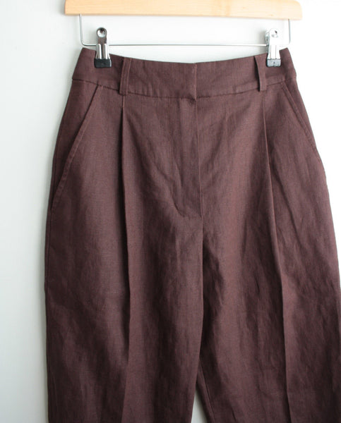 Jackie Trousers | linen brown