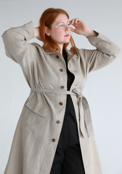 Yves Coat | linen