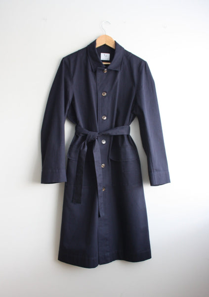 Yves coat navy| preloved | size S