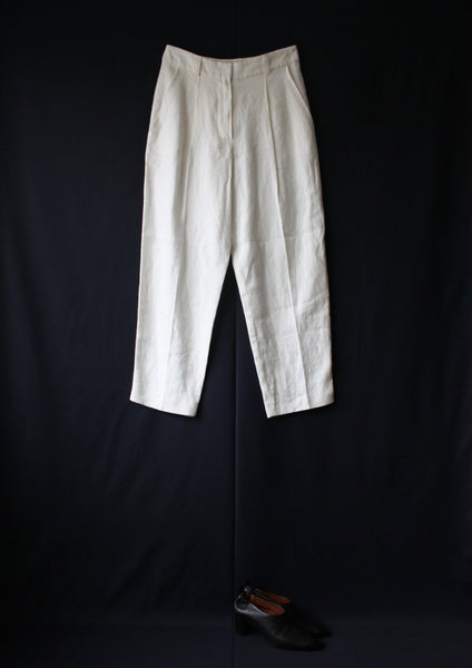 Jackie Trousers | washed Irish linen