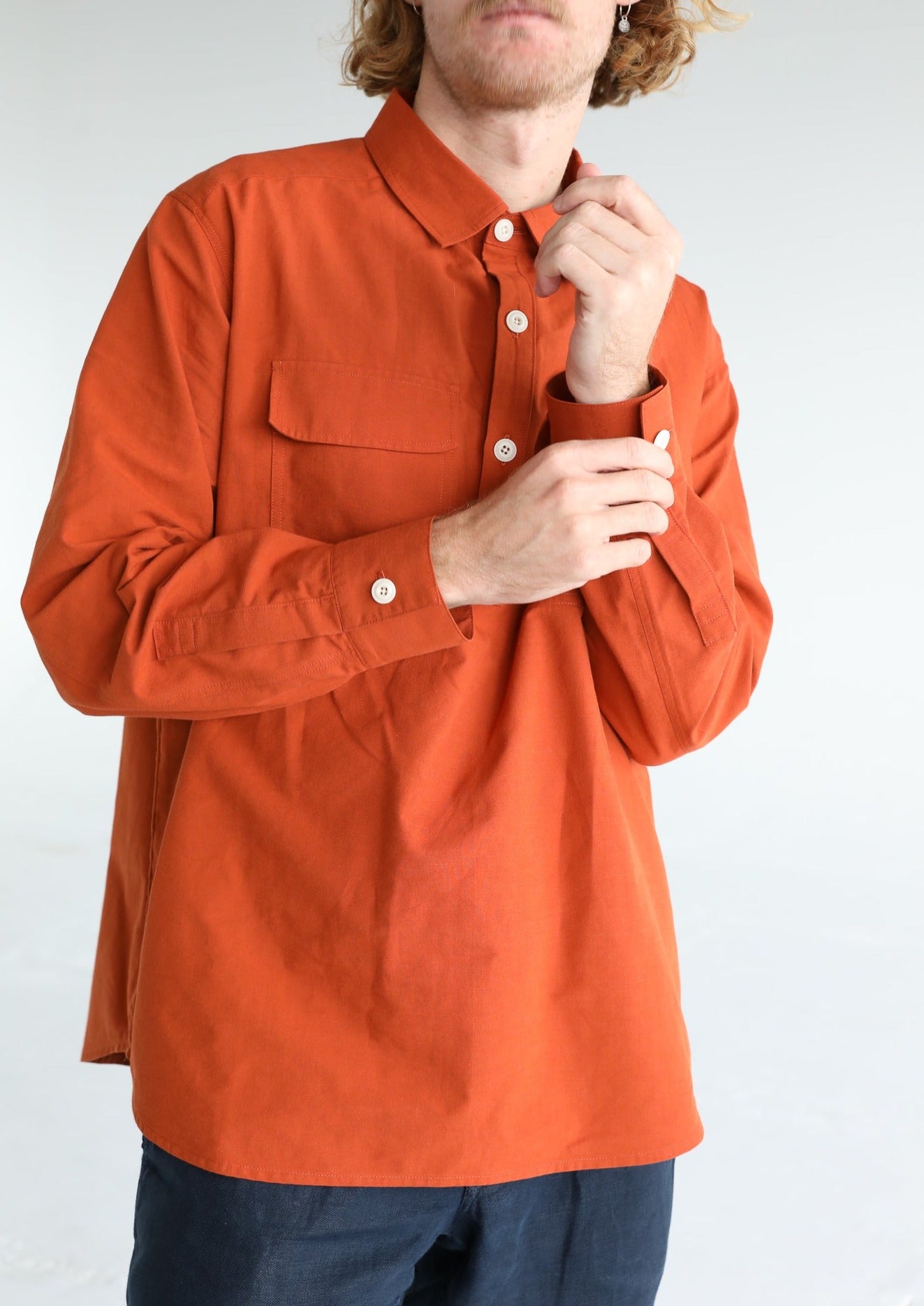 Frankie unisex shirt orange size M