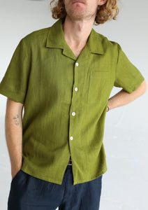 Henri Shirt moss green size L