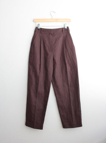 Jackie Trousers | linen brown