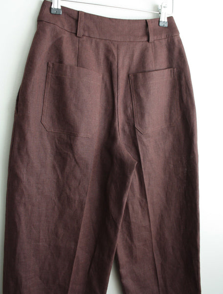 Jackie Trousers | linen brown