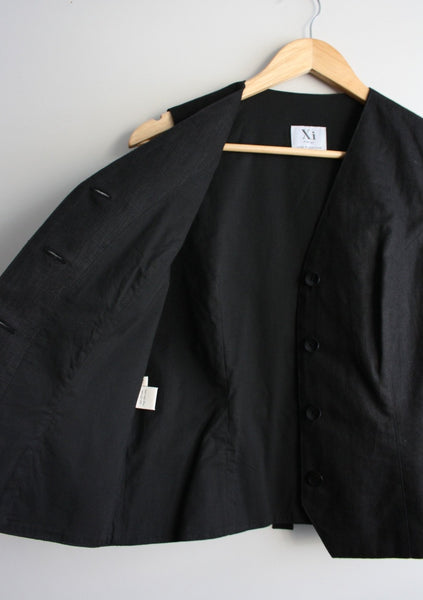 Avery Waistcoat in Black size 10 UK