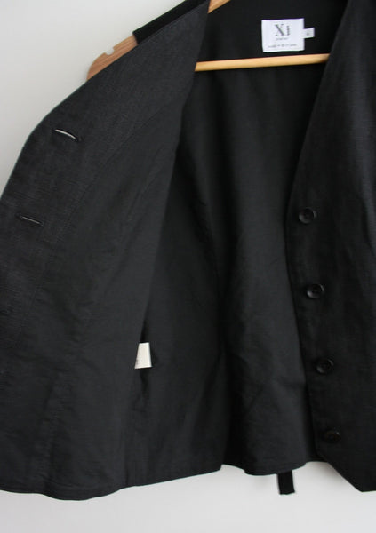 Avery Waistcoat in Black size 6 UK