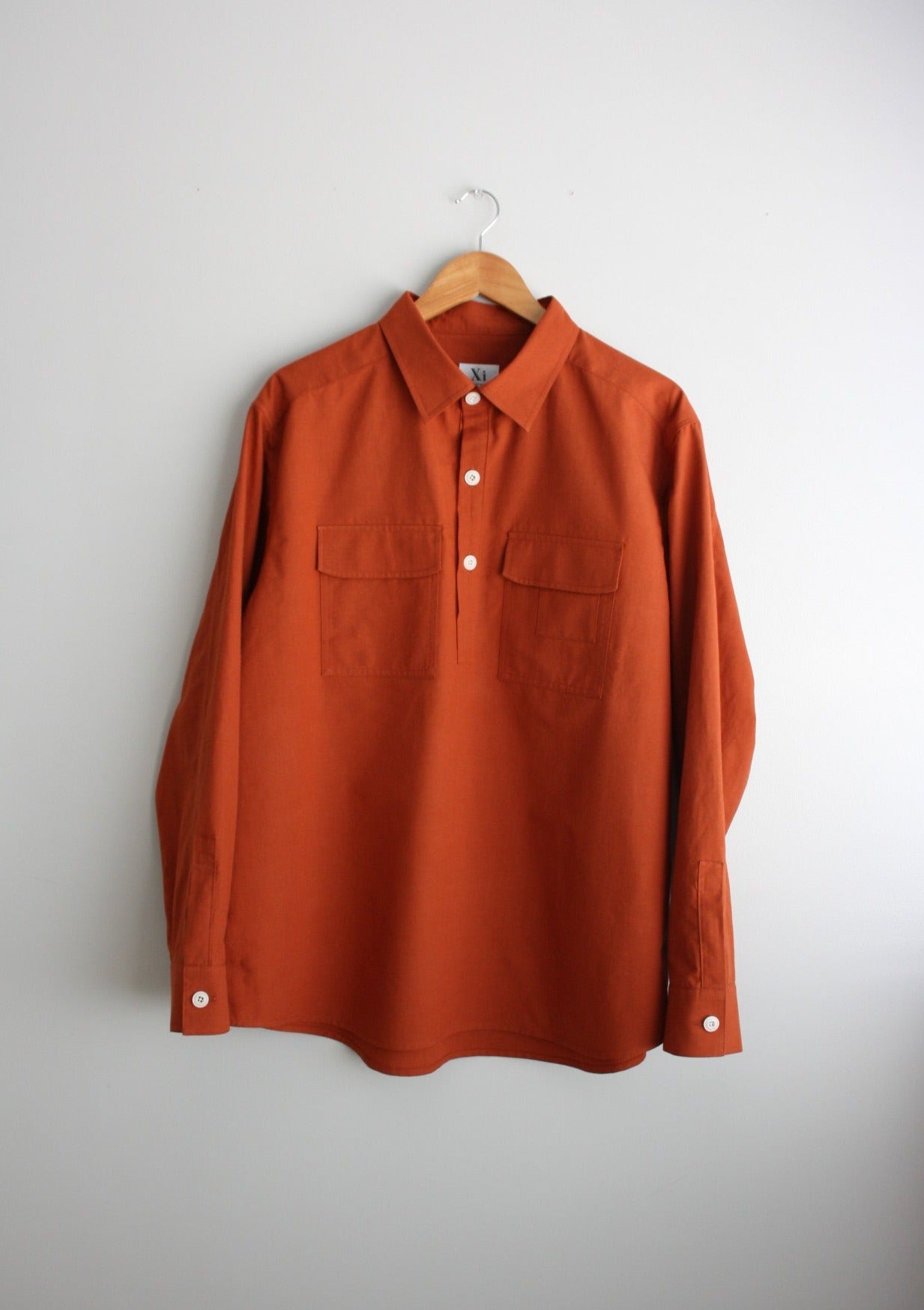 Frankie petite shirt size S orange