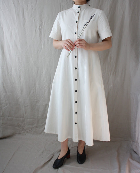 Margaret Dress sample in Ivory size Small (size 8 UK)